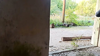 Cheating in an Abandoned Building, Blowjob, Fisting, Panties in Mouth, Golden Shower, Cumshot on Face
