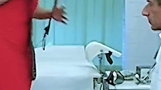 Doctor's ass fuck and piss slut