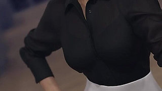 Beautiful and Mature MILF Fucked and Creampied by a Lonely Barista Boy
