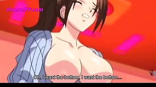 Uncensored Hentai: Voluptuous MILF Steamy Elevator Sex After Breakdown