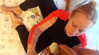 Sexy Blonde Mature Wife Enjoys Oral