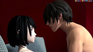 Newcomer pair takes deep jerks while everyone sees the demo • 3 DIMENSIONAL Anime porn