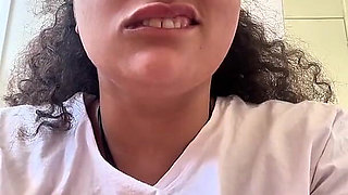 Curvy Latina Farting in Cute Pajamas