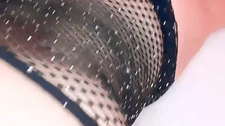 Naughty Redhead in Sexy Outfit Takes Cumshot in Pussy