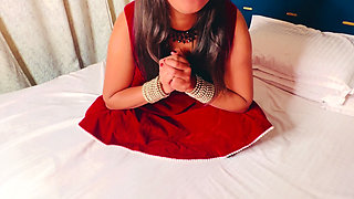 Bad Santa fuck young Indian girl Deep blowjob hard sex