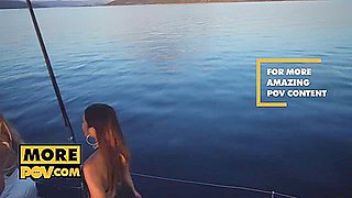 Alexa Flexy, Lia Lin And May Thai Fourway Boat Fuck At Sea