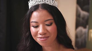 Daddy Penetrates Bi-racial Bride Ameena Green