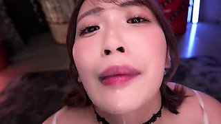 Amateur Asian Japanese Teen Gang Facial