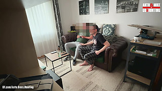 Straight Curious Handyman seduced by gay and Gets sucked on the couch while gaming