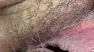 Rubbing Dirty Panties on Hot Stepsister's Juicy, Completely Wet, It Leaks