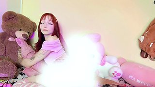 SEX MACHINE with Cute Goth Redhead Brazilian PAWG [FREE