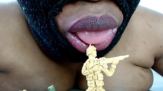 The Tiny Army Battalion Destruction: Boobs Crushed, Chewed to Ruin