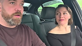Hot amateur sex with a horny MILF that asked me for a drive!