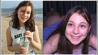 Hooking Up At The Beach - Cutie Makes Him Cum Three Times !