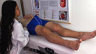 NURSE gets excited by PATIENT'S cock