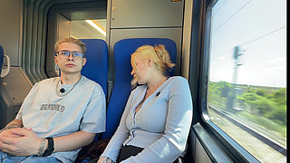 Step Mom Step Son Taboo Vacation - Husband Ditches Train, They Share Bed & Explode in Morning Passion