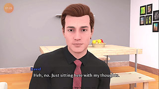 A Perfect Marriage #8 Chris and Anne chat while in bed.