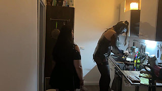 Kitchen Fetish Squirting Madness - Mature Sluts Drenched Everywhere