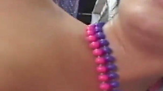 Brunette teen with small tits fucked in his truck and milked in mouth