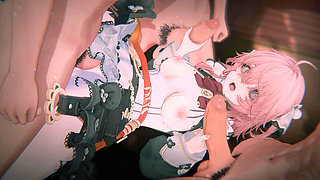 [silver Palace] - Alf - Maid No. 49 Flamethrower Overheat (clumsy Battle Maid & Hardcore POV Creampie) (4k/60fps) ( Alf )