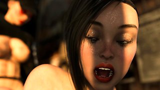 Futanari Taryn Claims Her Toy in Desert Wreckage Shelters