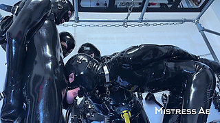 Mistressae & Miss Lilly: Bi-training in Latex