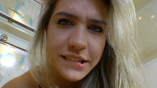 Swallow All Our Pee Bitch - 2 Top Dominas and One Slave