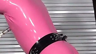 Pink Rubber Gimp Part3
