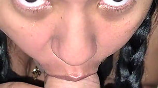 A Quick Blowjob Before Going to Sleep with My Husband.