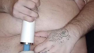 I don't want to stop cumming! FtM Magic Wand
