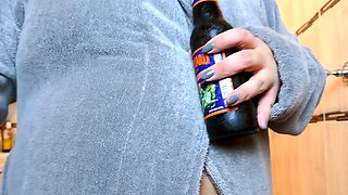 Asian japanese plays with anal toys