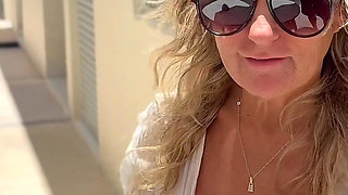 Beach Babe Pisses on My Cock and Blows Me Hard!