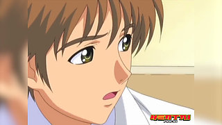 HENTAI PROS - Busty Nurse Mayu Mizuno Takes Nimura Back After He Proves His Cock Works Perfectly