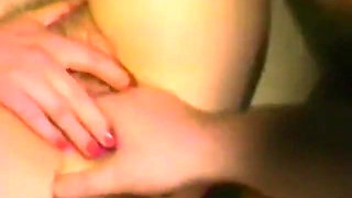 A Blonde Sucks Plenty of Cock Then Takes a Dildo