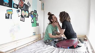 Chill & Mi's Wild Ride: Blowjob, Doggystyle & Tattooed Hippies in High Exposure