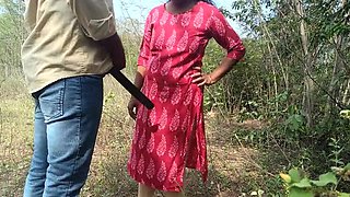 Hot Indian Housewife Outdoor Fuck with Palani69 and Laxi Ammu - Blowjob & Role Play