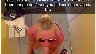 Snapchat Teen Cheating In Public Restroom While At The Beach!