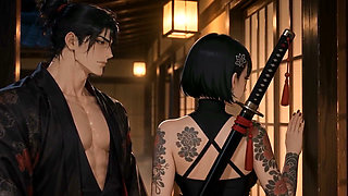 Obsidian Samurai's Steamy Oath - Remake - Ai Video
