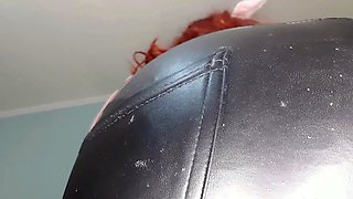 Amateur redhead Milf sucks and fucks a guy