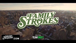 Naughty teen cali sparks fucks stepdaddy behind stepmom back