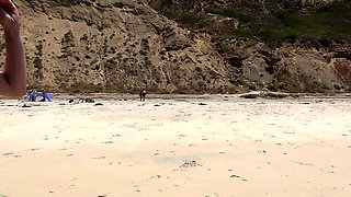 Brunette Amateur Flashes Her Titties In Public