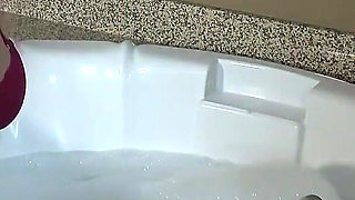 Big Black Cock in a Bubble Bath Starring Victoria Peaks