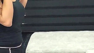 Hot MILF Latina Client Fucks Her Dominant Personal Trainer and Gets a Rough Creampie After Workout