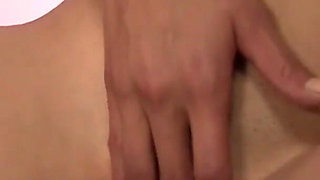 Arial Rose gets naked and does good blowjob with big cock from gloryhole