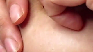 Veevee Plays with Her Nipple Rings