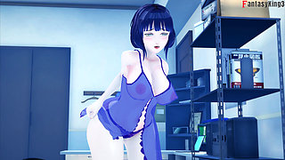 Hinata fucks a BBC while Naruto is in the room next door - Hinata NTR: Sinobi's Affair - Full Movie on patreon: Fantasyking3
