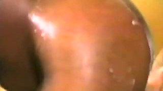 Interracial Action in the Shower Then on the Bed
