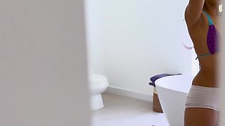 Harmless 18yo Latina Teenager Daughter Unclothed & Rode While Mummy Is Away