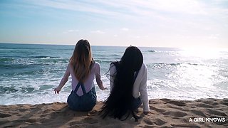 Sensual lesbians radiate passionate pool fire through intense desire