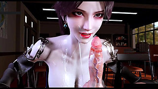 Goddess of the Pixel Realm: Seduction in Motion - 3D Animation Hentai